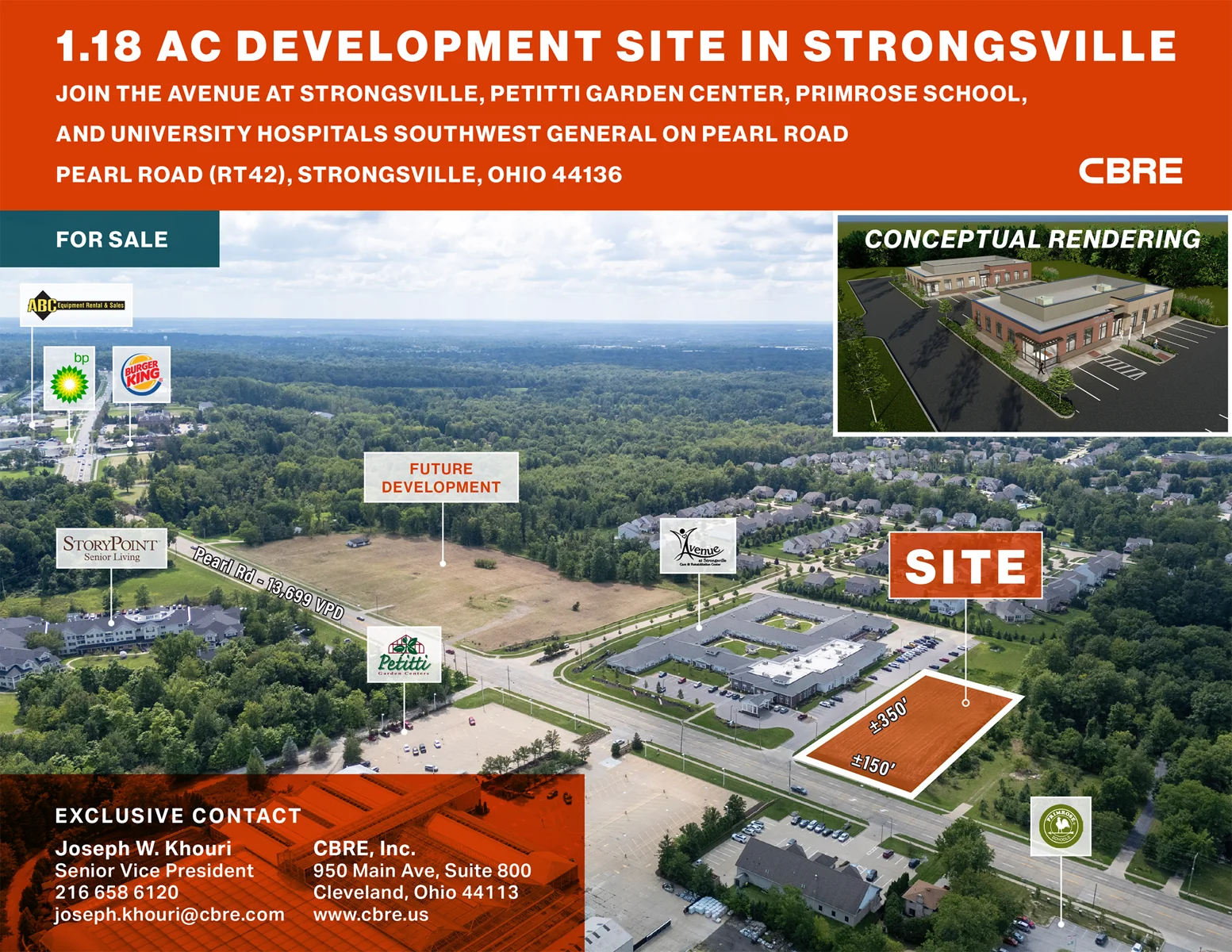 1.18 AC Development Site — Sale in Strongsville, OH, photo 1 of 6