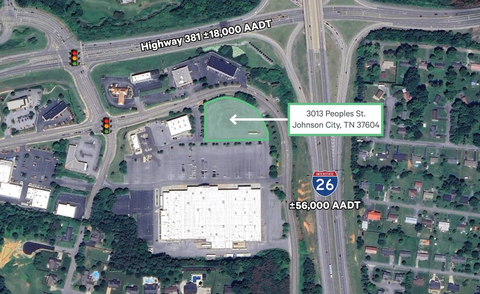 Land in Johnson City, TN — Lease in Johnson City, TN, photo 2 of 2