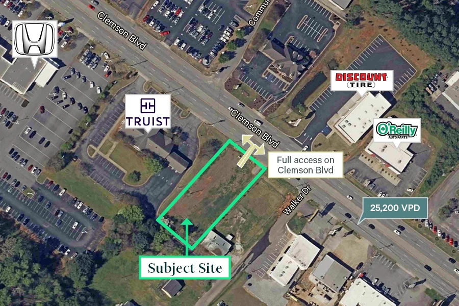 Land in Anderson, SC — Sale in Anderson, SC, photo 2 of 2