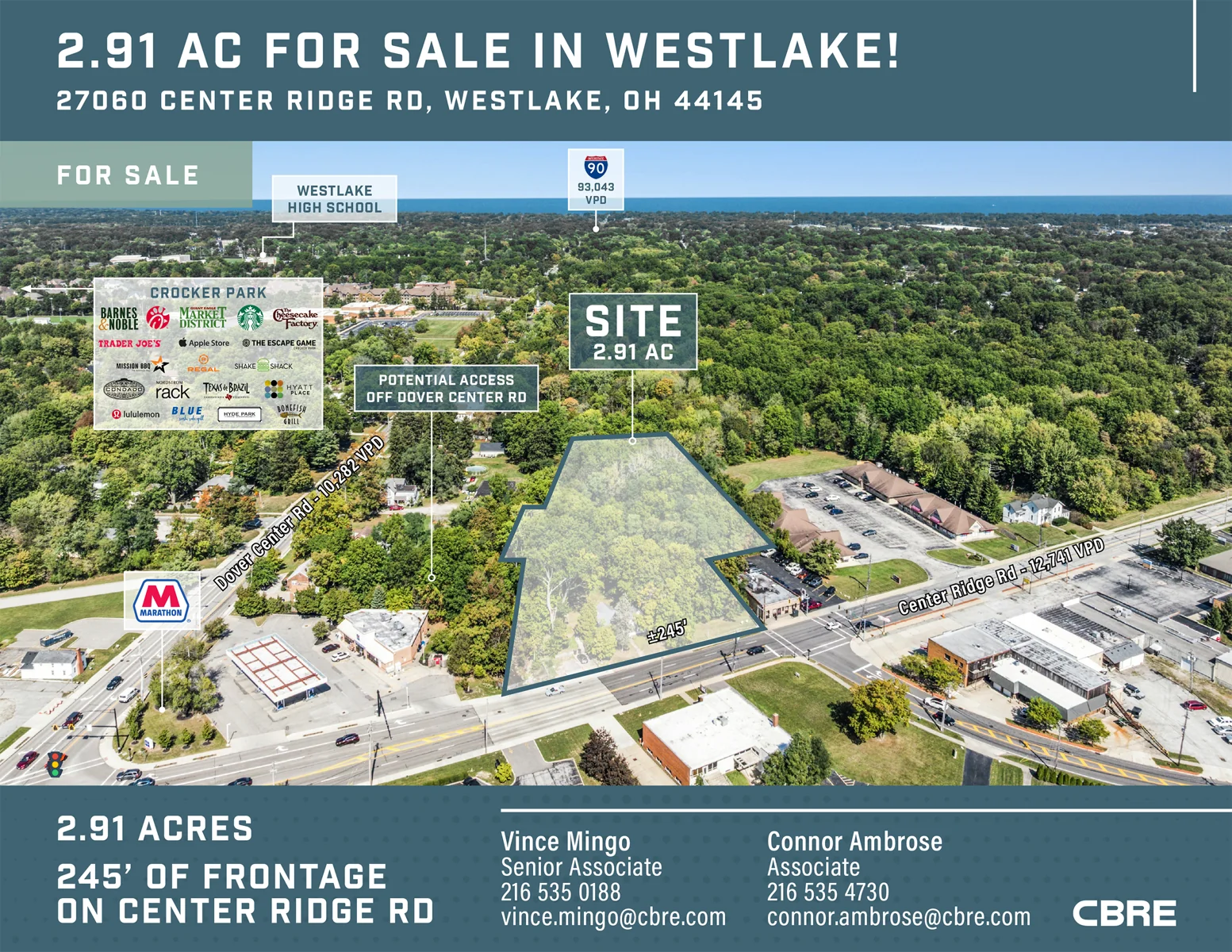 2.91 Acres For Sale in Westlake! — Sale in Westlake, OH, photo 1 of 4