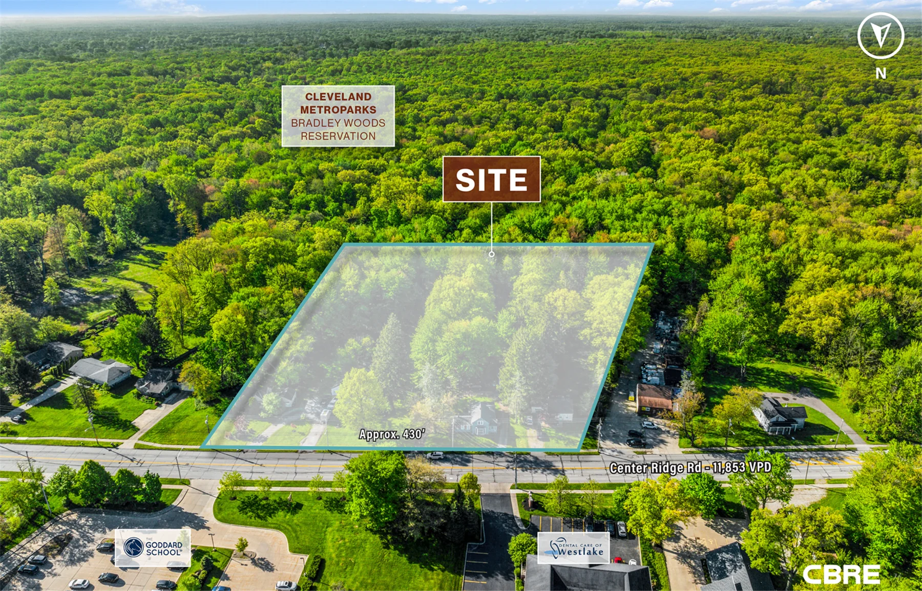3 Acres (4 Lots) in Westlake — Sale in Westlake, OH, photo 2 of 7