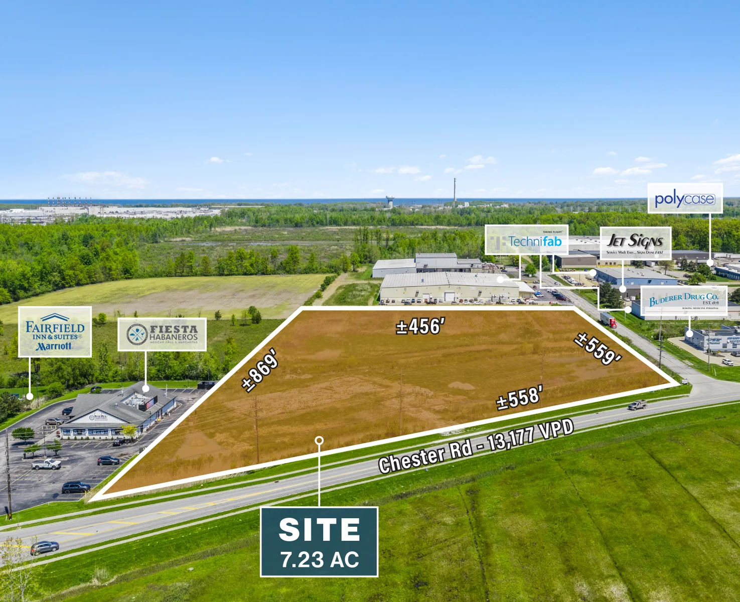 7.23 AC Avon Highway Exit Land Site — Sale in Avon, OH, photo 2 of 6