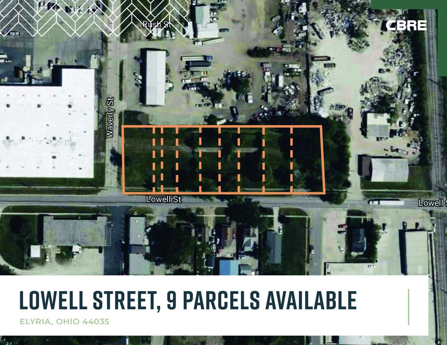 Lowell Street Land, 9 Parcels Available — Sale in Elyria, OH, photo 1 of 1