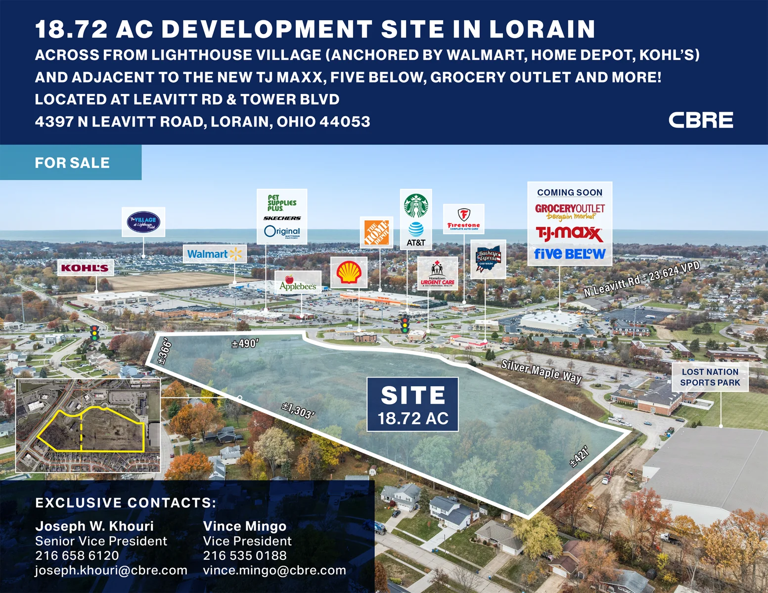 18.72 AC Development Site — Sale in Lorain, OH, photo 1 of 5