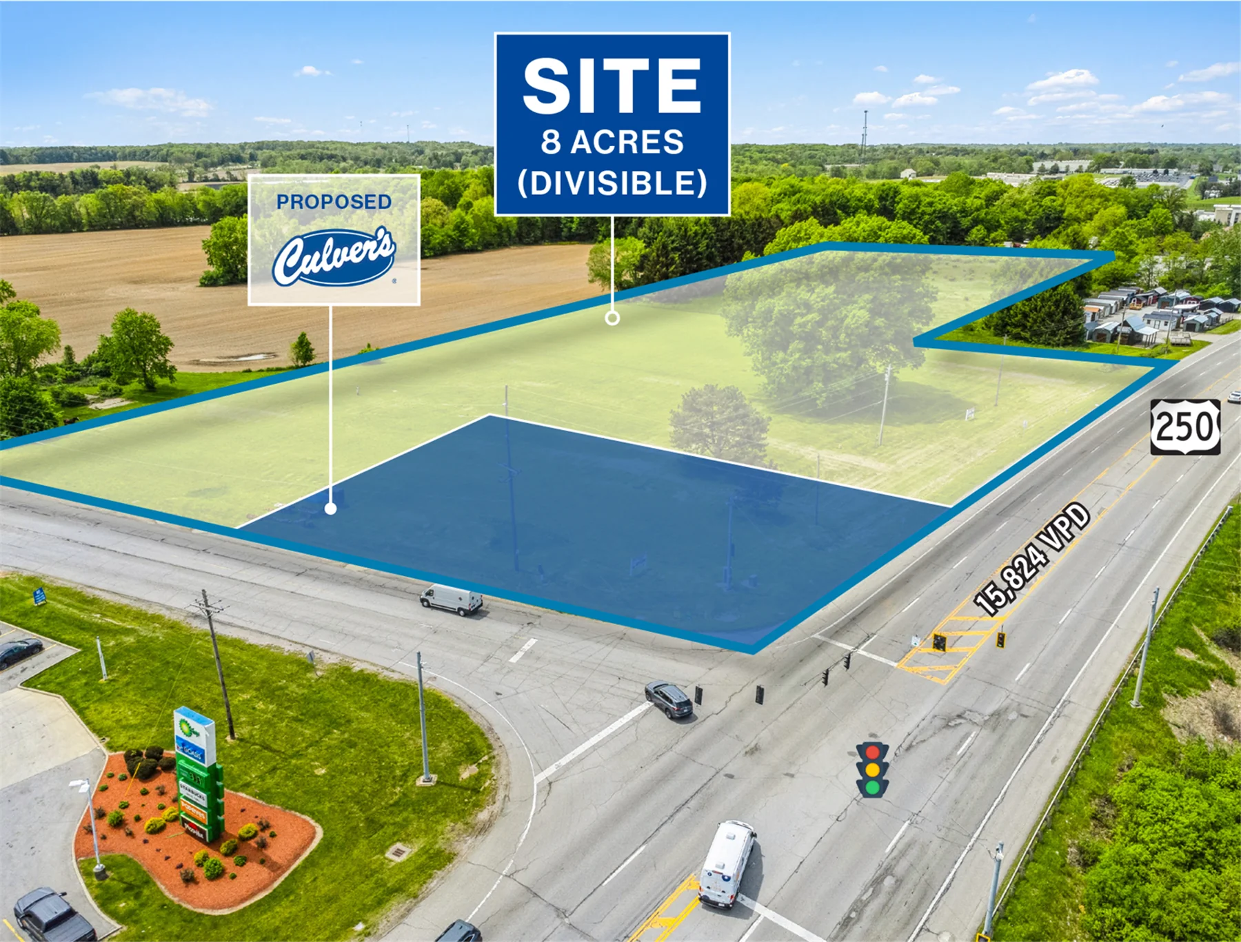 Up to 8 Acres Adjacent to Future Culver's — Sale in Ashland, OH, photo 4 of 4
