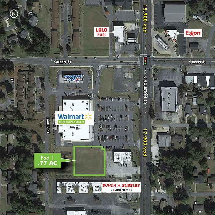 Walmart Neighborhood Market Outlot - Warner Robins, GA — Sale in Warner Robins, GA, photo 1 of 1
