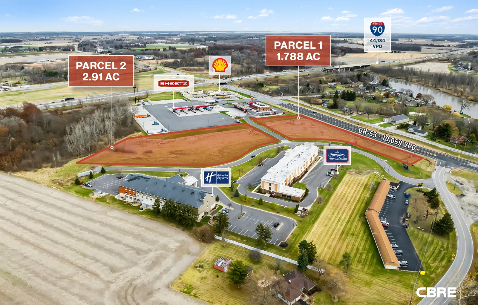 1.788 AC & 2.91 AC Development Sites — Sale in Fremont, OH, photo 2 of 3