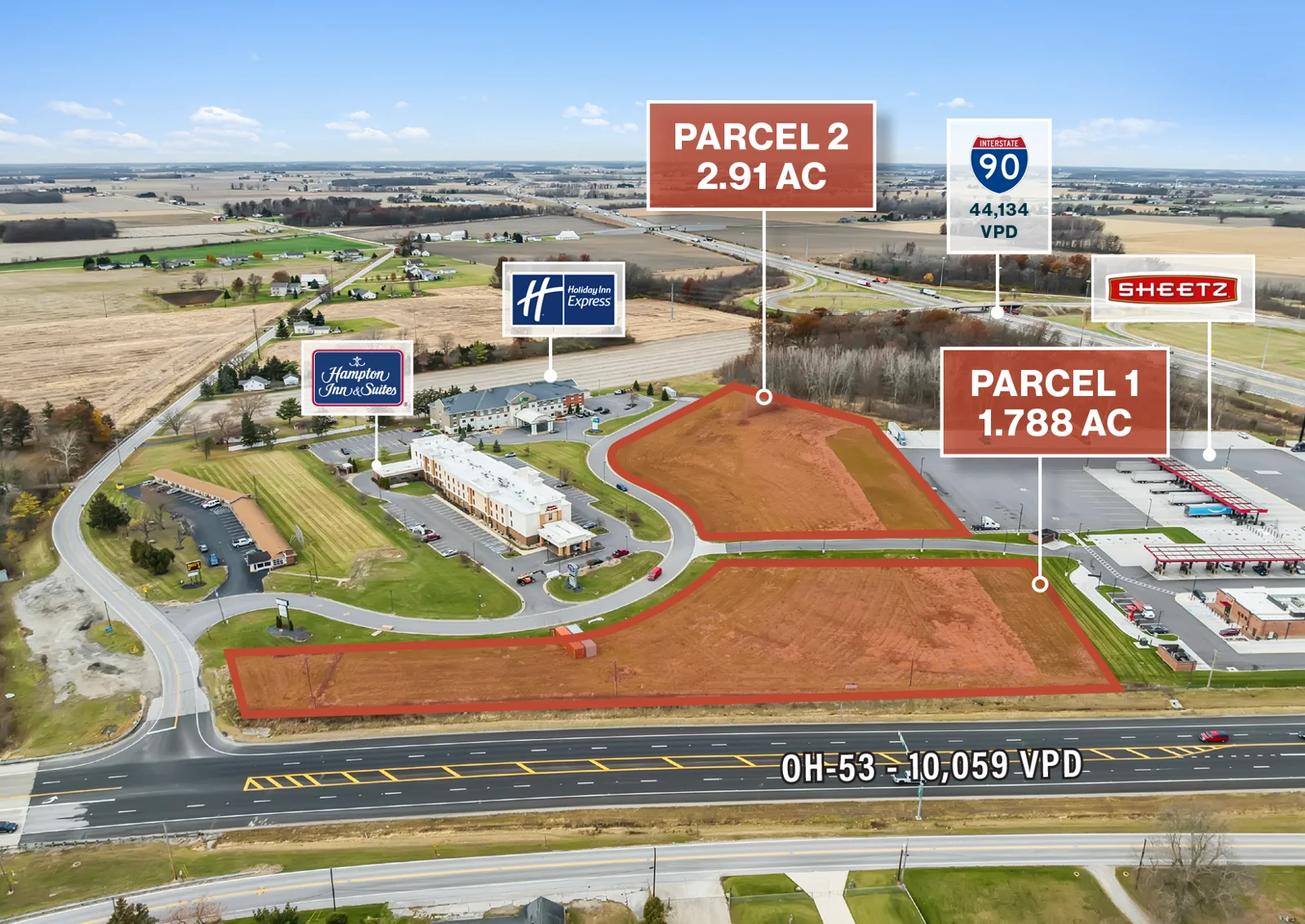 1.788 AC & 2.91 AC Development Sites — Sale in Fremont, OH, photo 3 of 3
