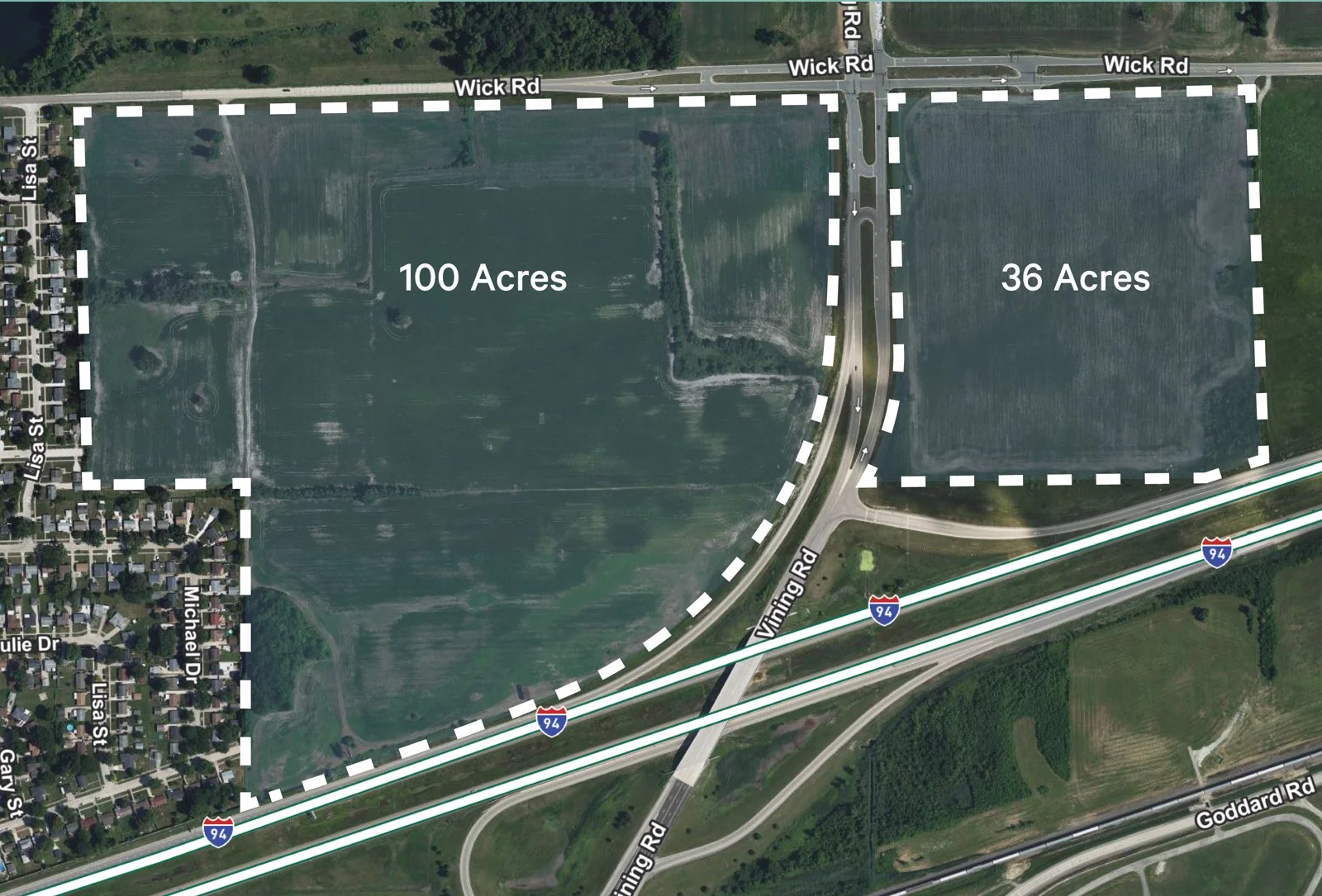 Metro World Commerce Center 100 Acres — Sale in Romulus, MI, photo 1 of 1