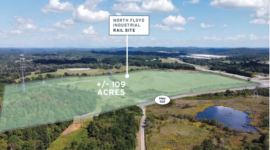 North Floyd Industrial Rail Site — Sale in Rome, GA, photo 2 of 3