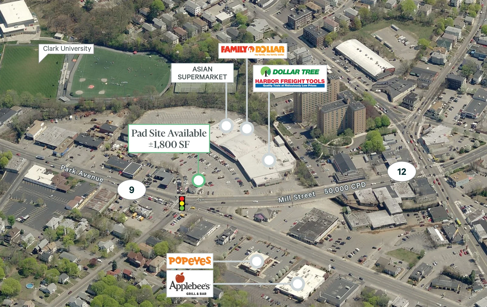 Mill Street Plaza — Lease in Worcester, MA, photo 1 of 1