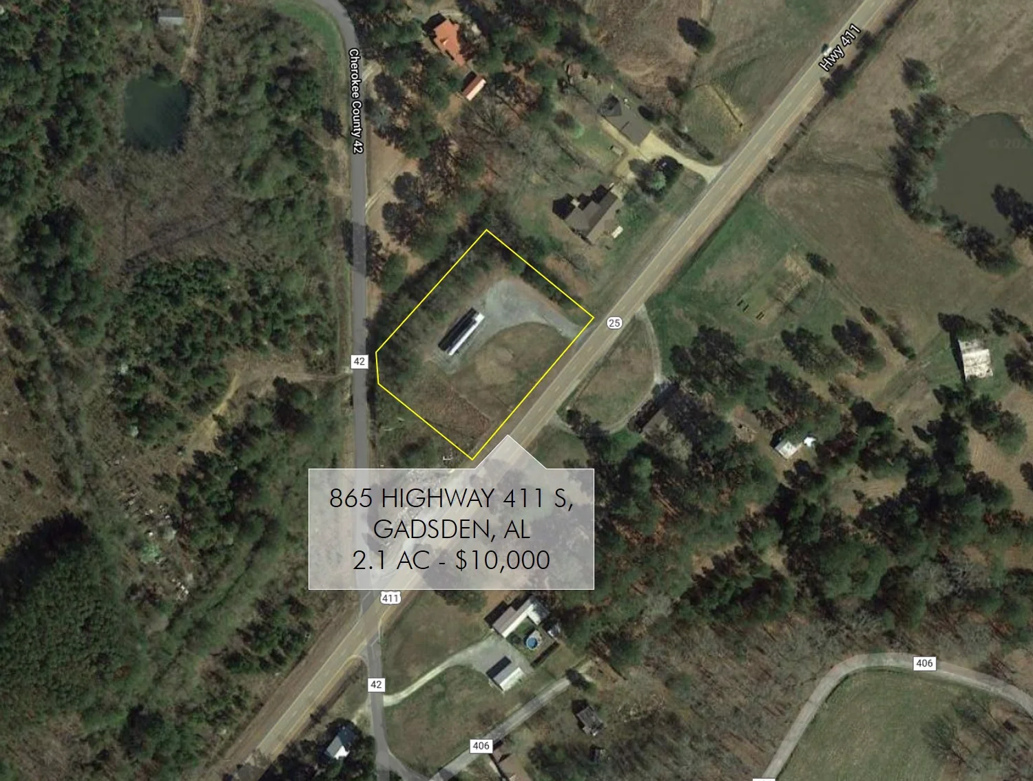 Land in Gadsden, AL — Sale in Gadsden, AL, photo 1 of 1