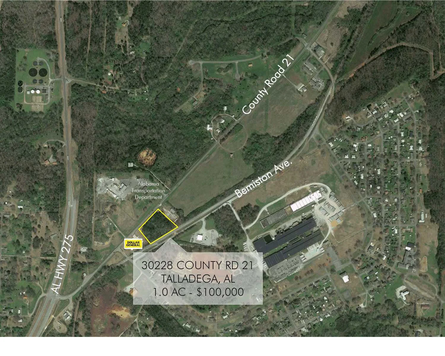 Land in Talladega, AL — Sale in Talladega, AL, photo 1 of 1
