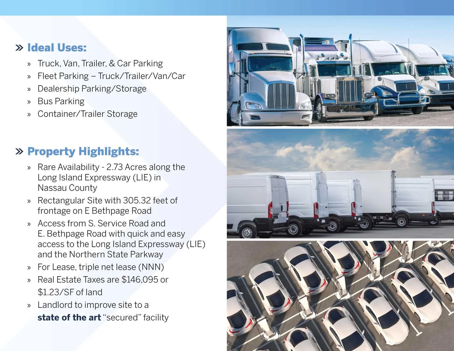 LONG ISLAND EXPRESSWAY - NASSAU COUNTY - TRUCK CAR… — Lease in Plainview, NY, photo 2 of 4