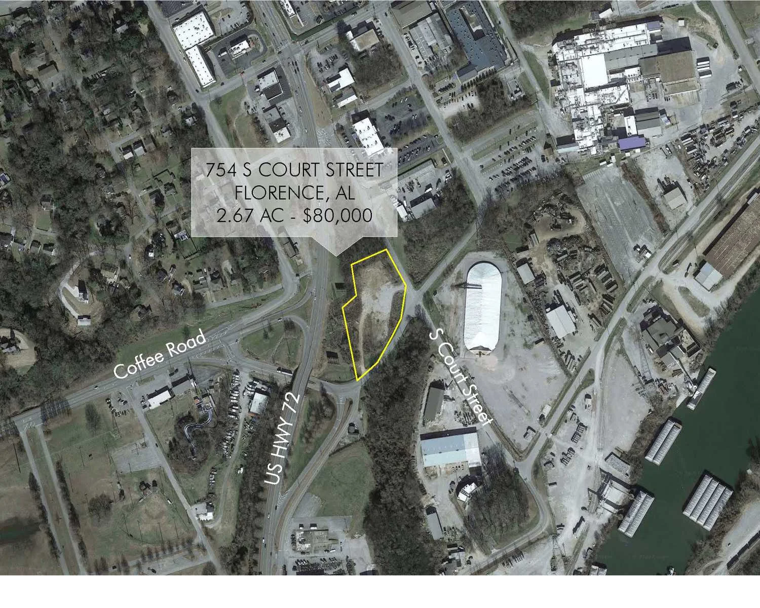 Land in Florence, AL — Sale in Florence, AL, photo 1 of 1