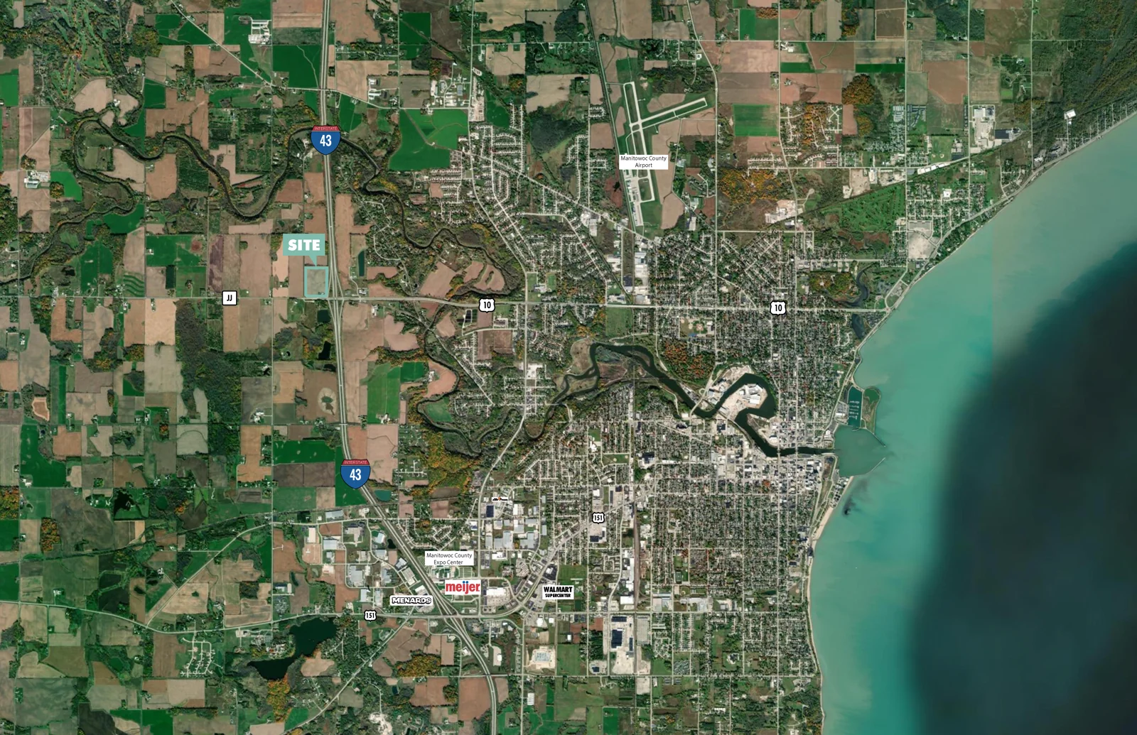 28.25 Acres at I-43 and Hwy JJ — Sale in Manitowoc, WI, photo 2 of 2
