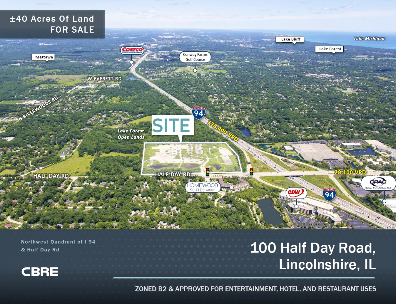Land in Lincolnshire, IL — Sale in Lincolnshire, IL, photo 1 of 2