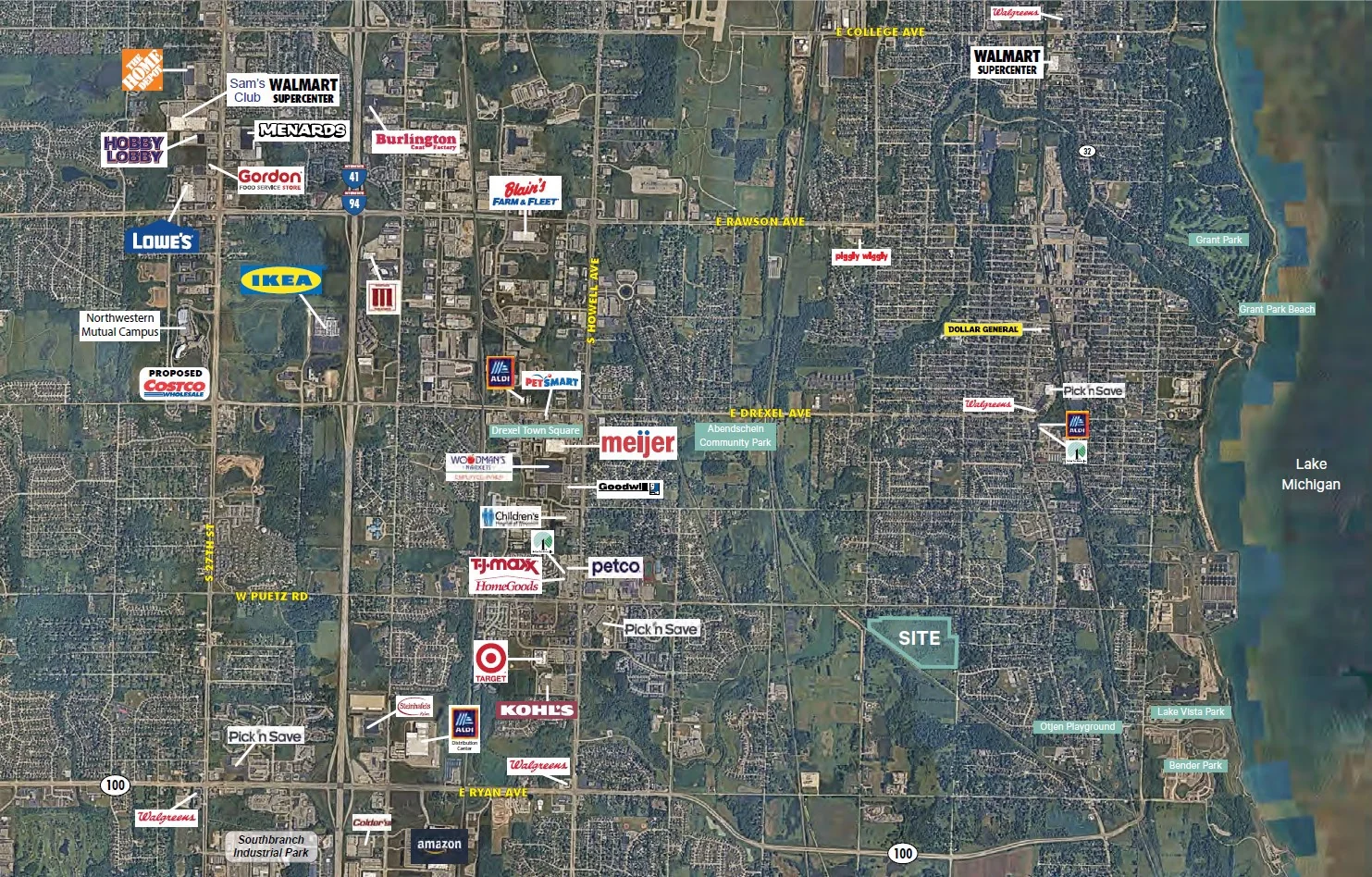 59.4 Acre Residential Development Site — Sale in Oak Creek, WI, photo 3 of 3