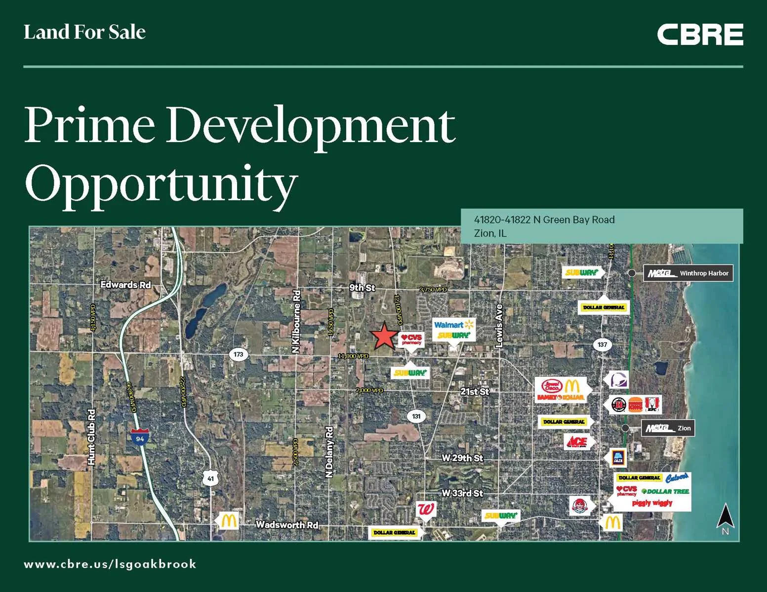 Land in Zion, IL — Sale in Zion, IL, photo 1 of 1