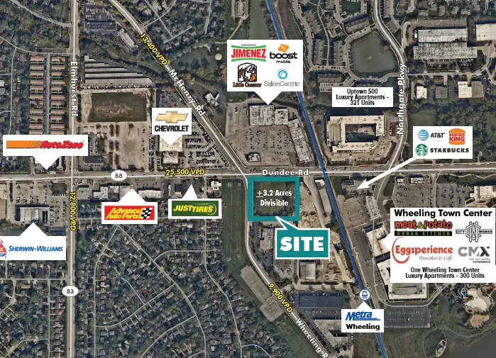 SEC OF DUNDEE & WHEELING ROAD — Sale in Wheeling, IL, photo 1 of 2