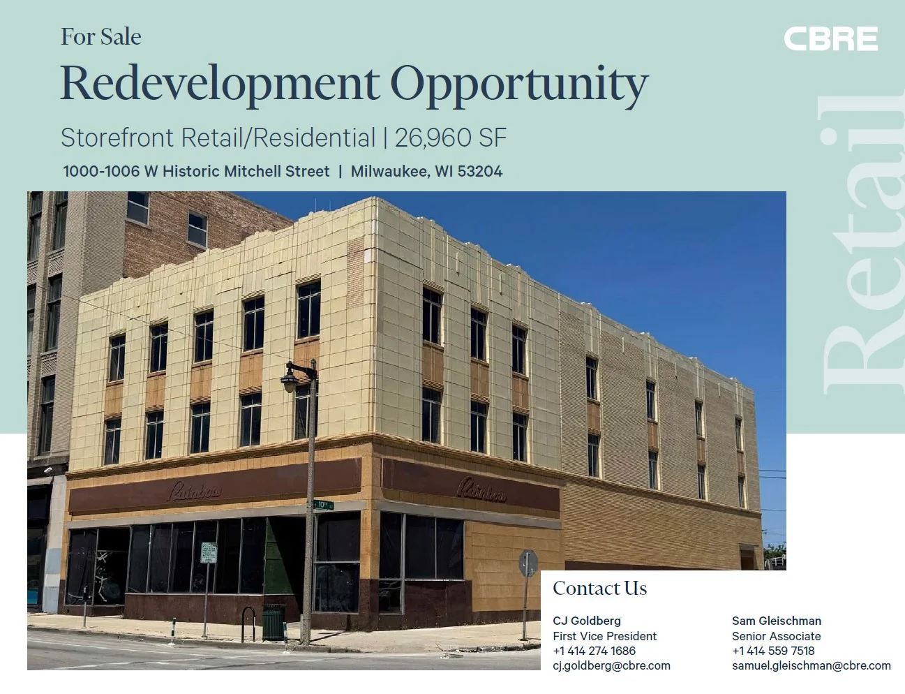 Storefront Retail/Residential — Sale in Milwaukee, WI, photo 1 of 7