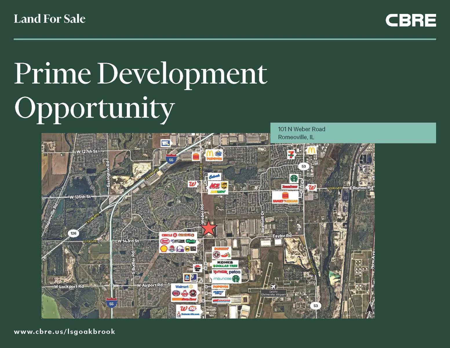 Land in Romeoville, IL — Sale in Romeoville, IL, photo 1 of 1