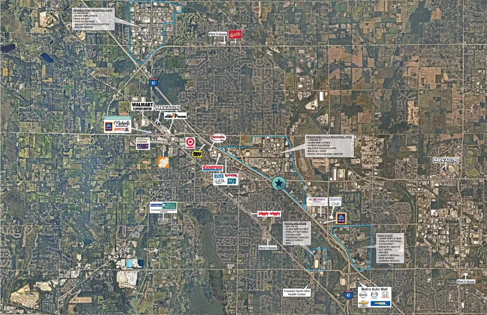 Freeway Interchange Site — Sale in Menomonee Falls, WI, photo 3 of 3