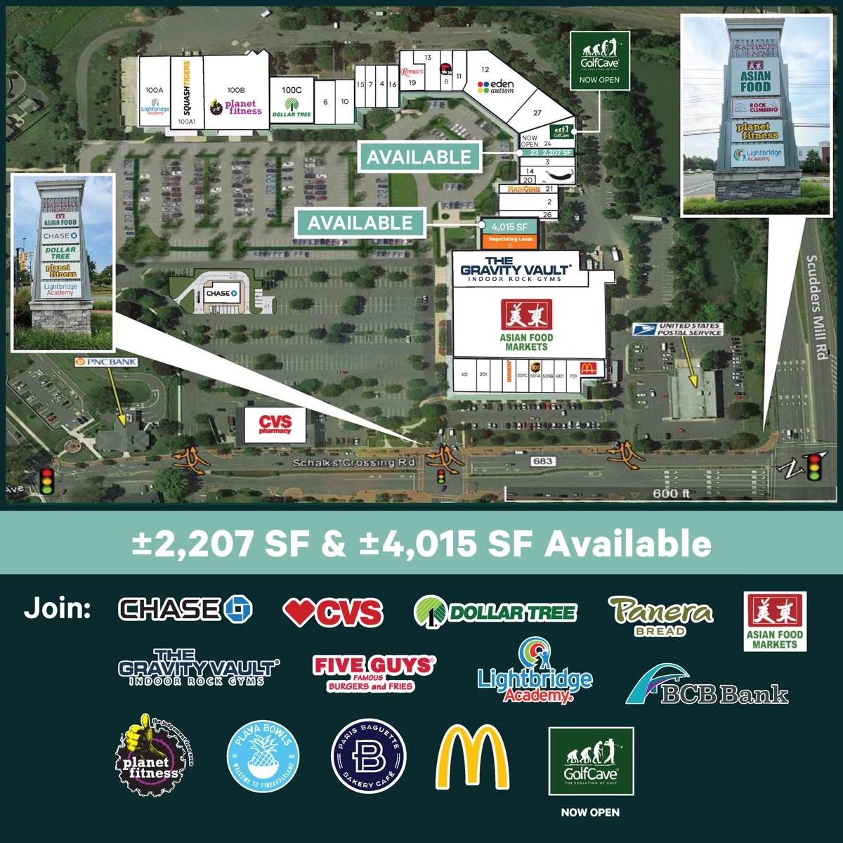 For Lease at Plainsboro Plaza