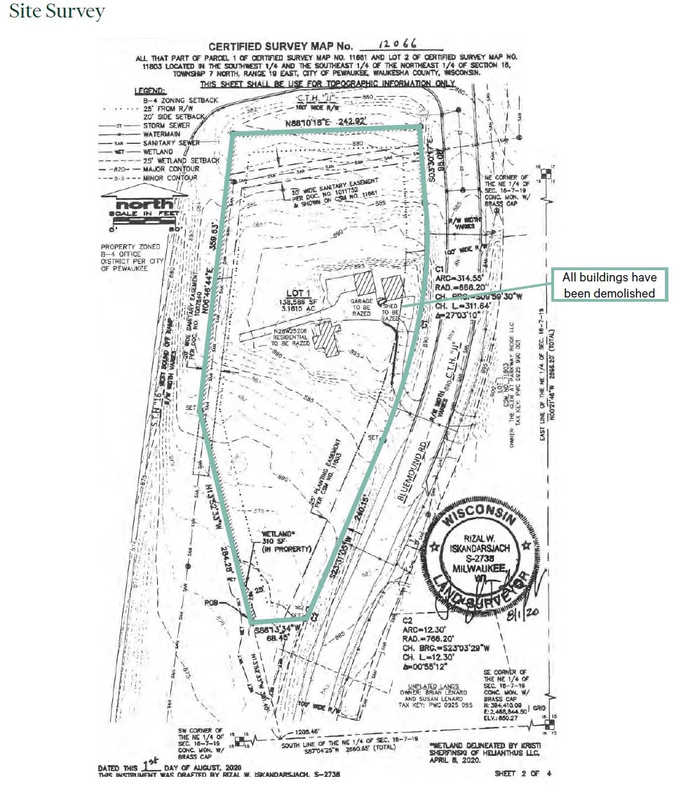 Vacant Land - 3.18 Acres — Sale in Pewaukee, WI, photo 2 of 4