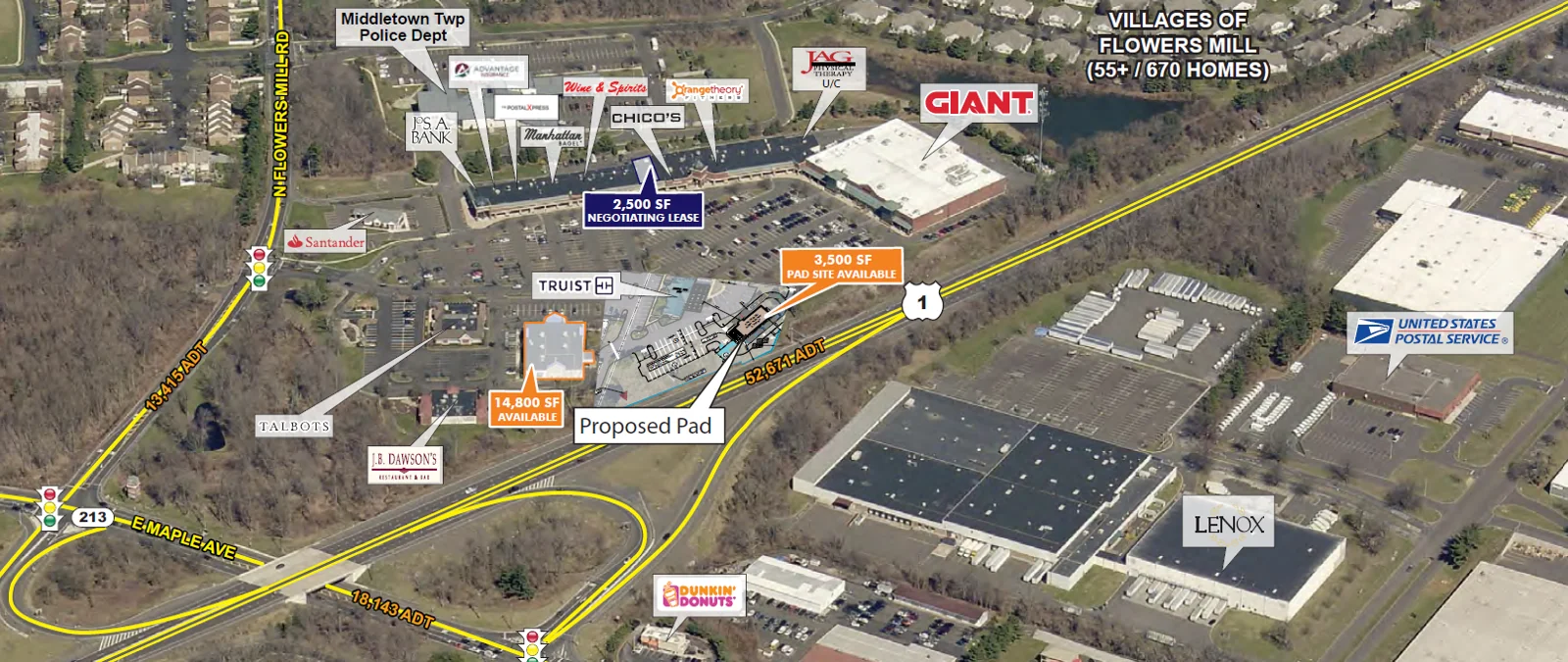 The Shoppes at Flowers Mill — Lease in Langhorne, PA, photo 1 of 1