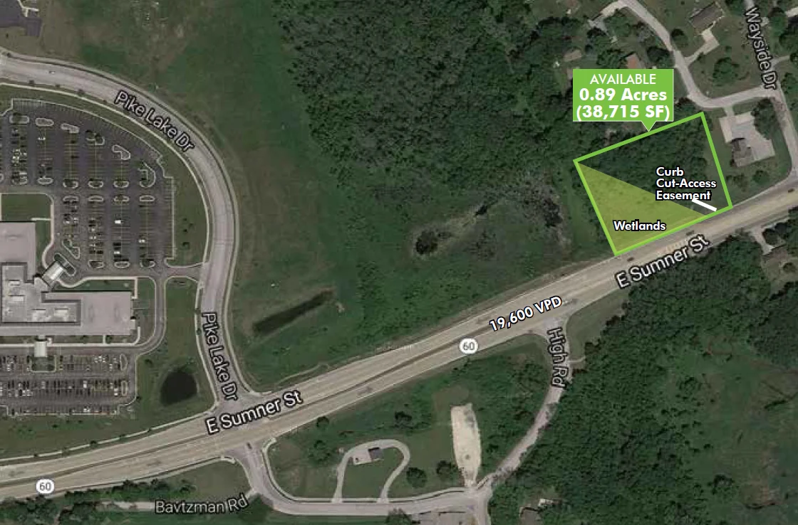 Vacant Land: 0.89 Acres — Sale in Hartford, WI, photo 1 of 2