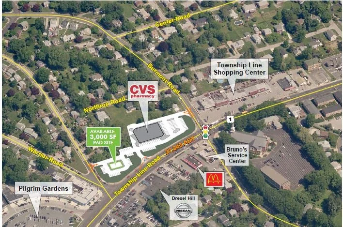 Drexel Hill-Pad Site — Lease in Drexel Hill, PA, photo 1 of 1