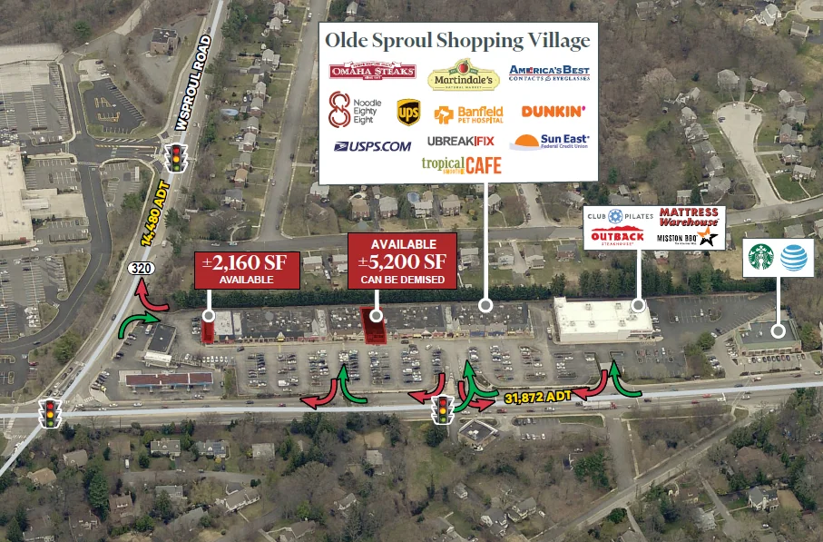 Olde Sproul Shopping Village — Lease in Springfield, PA, photo 1 of 1