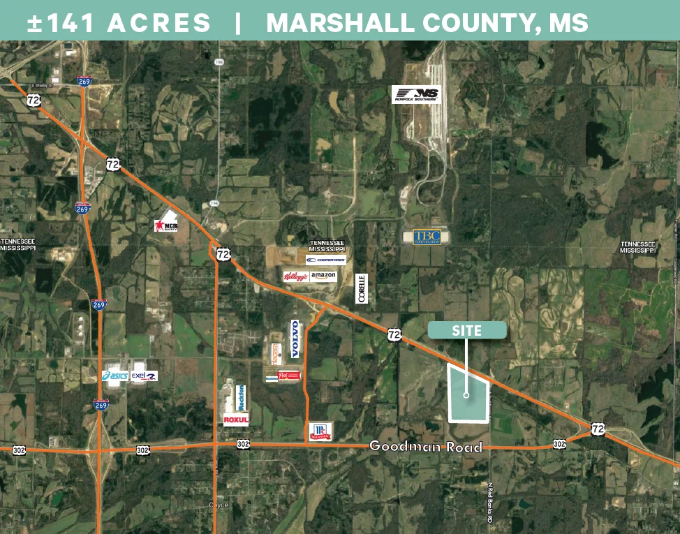 Land in Byhalia, MS — Sale in Byhalia, MS, photo 1 of 2
