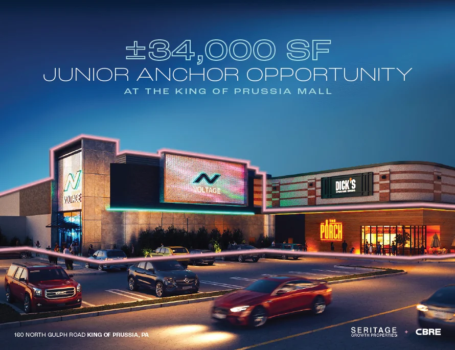 +/- 34,000 SF Junior Anchor Opportunity at the King… — Lease in King Of Prussia, PA, photo 1 of 1