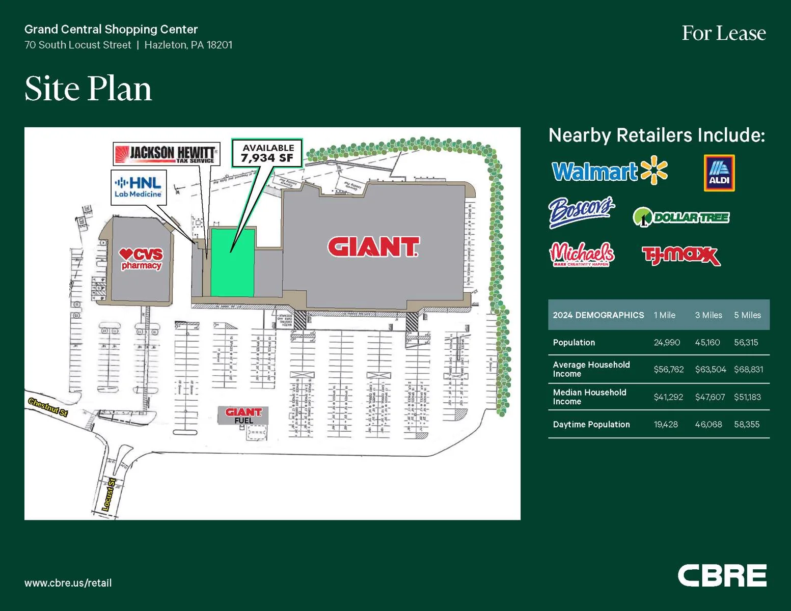 Grand Central Shopping Center — Lease in Hazleton, PA, photo 2 of 3