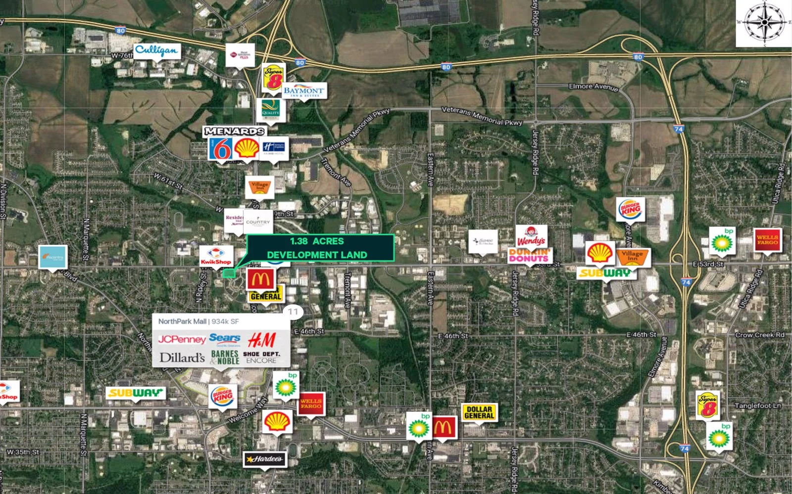 Land in Davenport, IA — Sale in Davenport, IA, photo 1 of 2