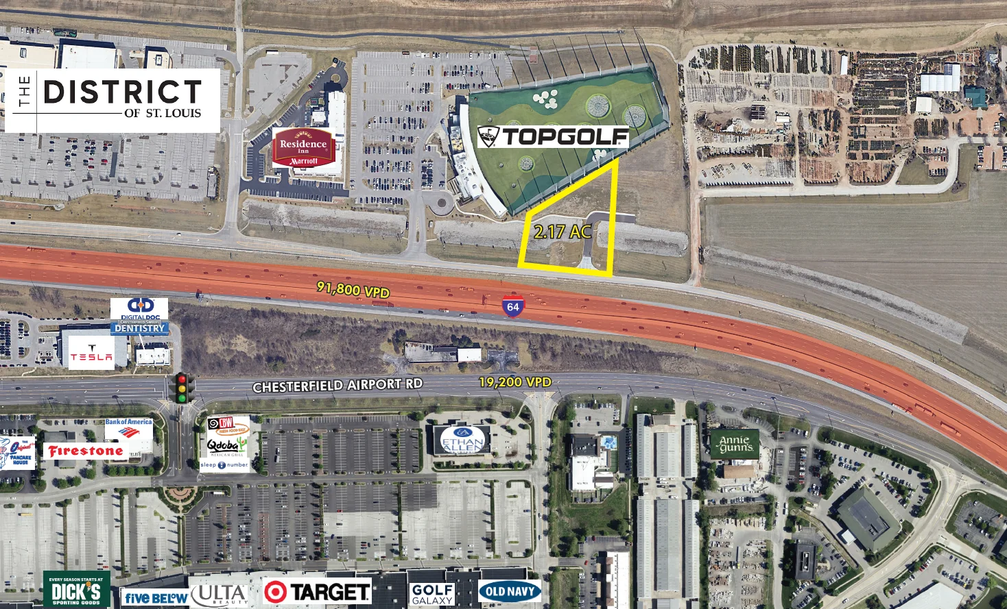 2.17 ACRES HIGH PROFILE LOCATION — Sale in Chesterfield, MO, photo 1 of 1
