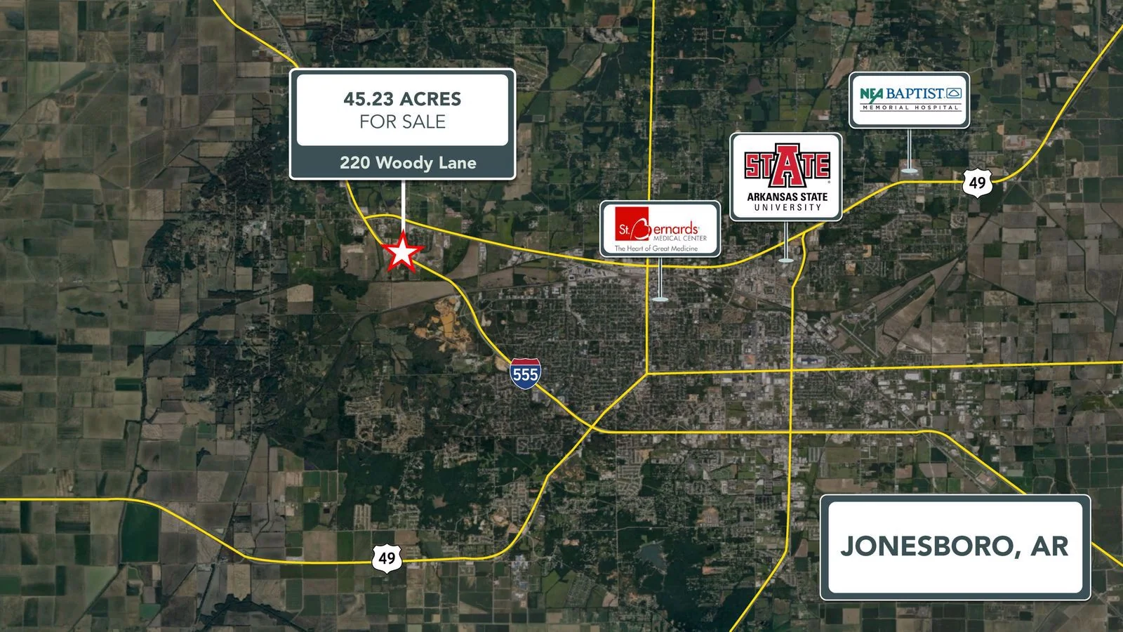 Land in Jonesboro, AR — Sale in Jonesboro, AR, photo 5 of 8
