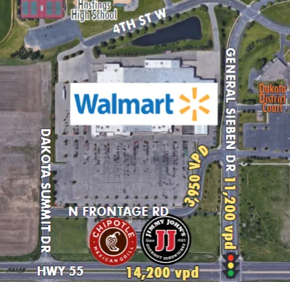 Walmart Outlot - Hastings — Sale in Hastings, MN, photo 1 of 1