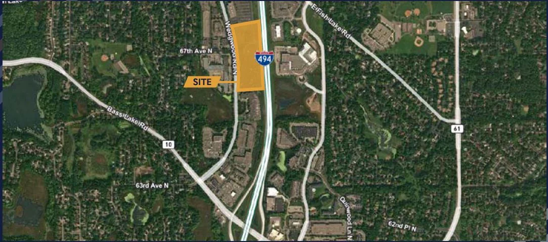 Bass Lake Road & 494 Maple Grove Land for sale — Sale in Maple Grove, MN, photo 1 of 2
