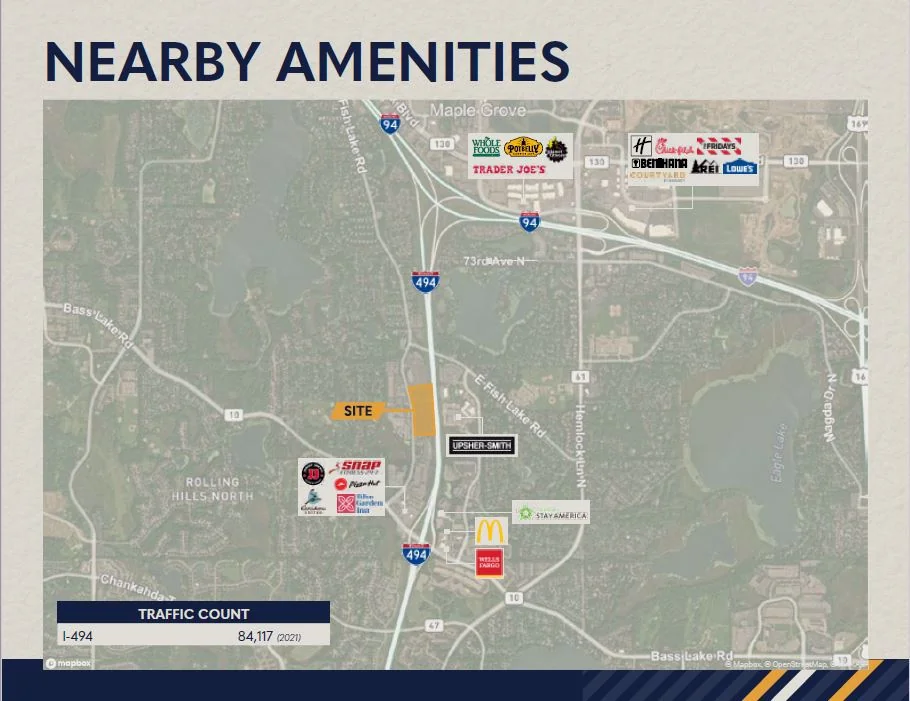Bass Lake Road & 494 Maple Grove Land for sale — Sale in Maple Grove, MN, photo 2 of 2