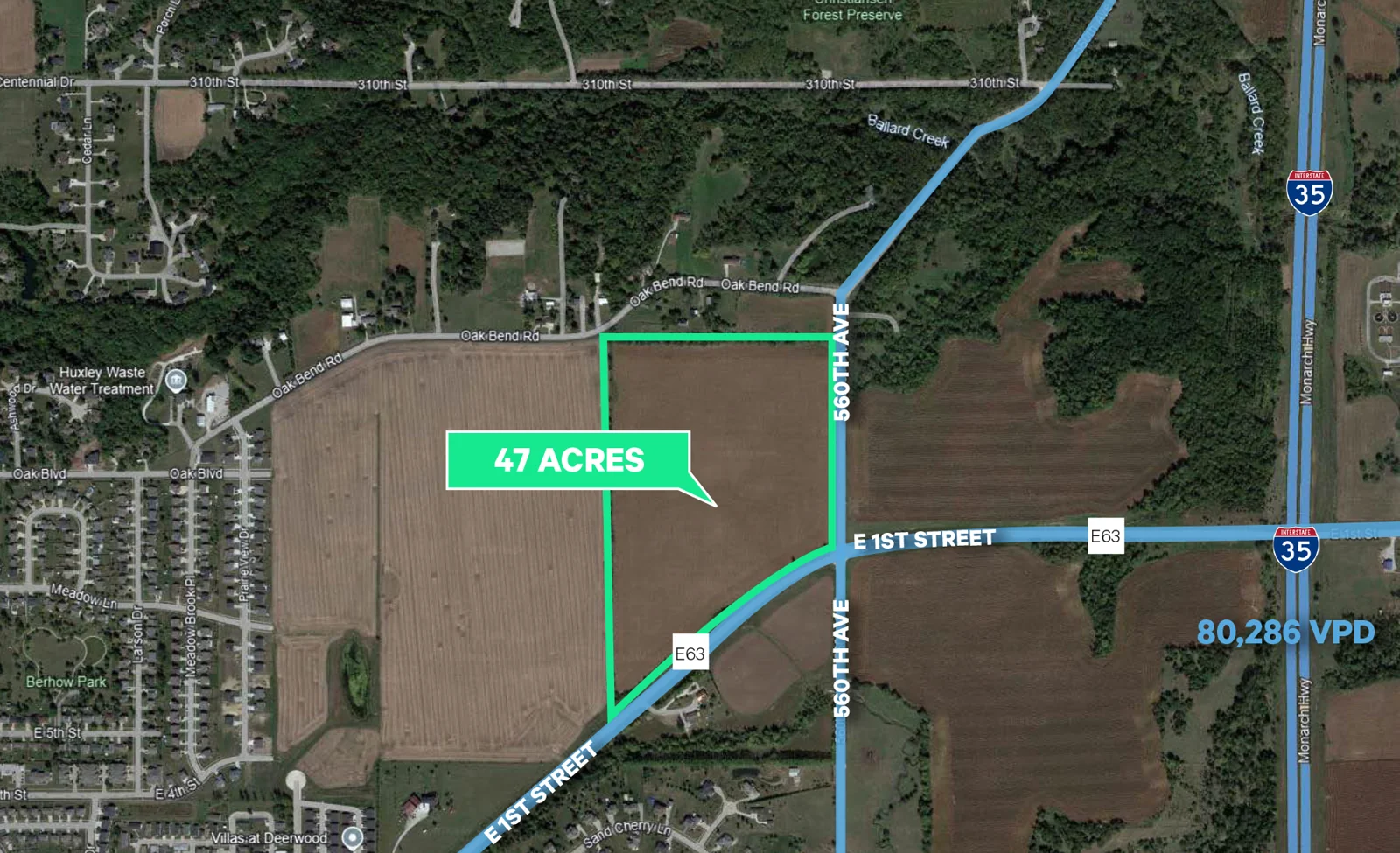 Property in Unknown, XX - land in Huxley, IA
