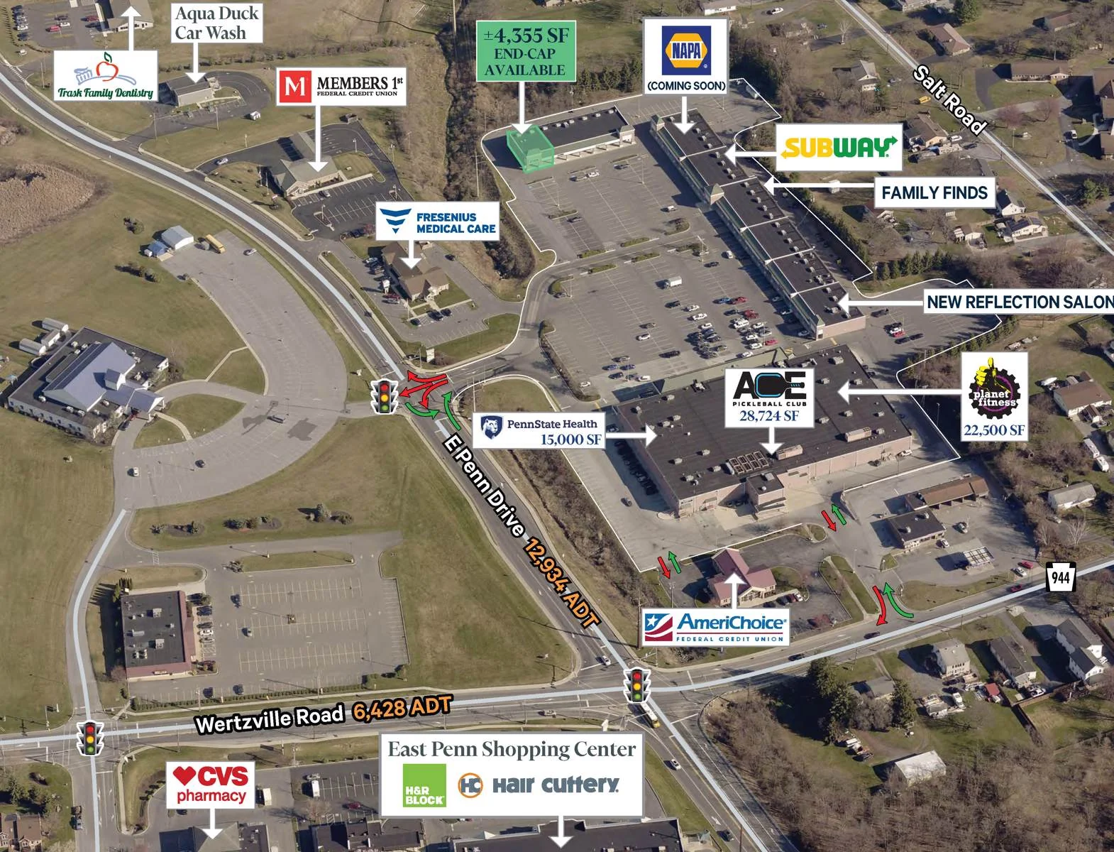 Pennsboro Commons - retail in Enola, PA