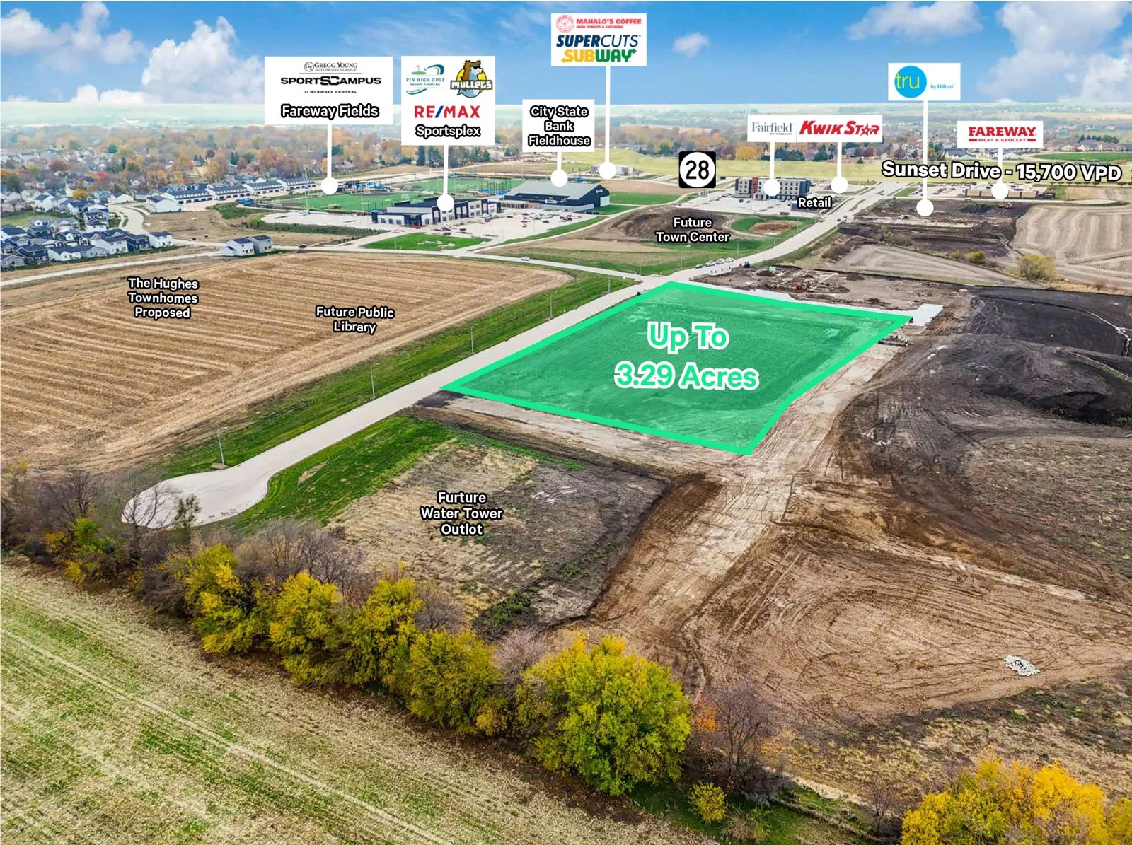 Hughes Century Crossing- Norwalk Central — Sale in Norwalk, IA, photo 1 of 4