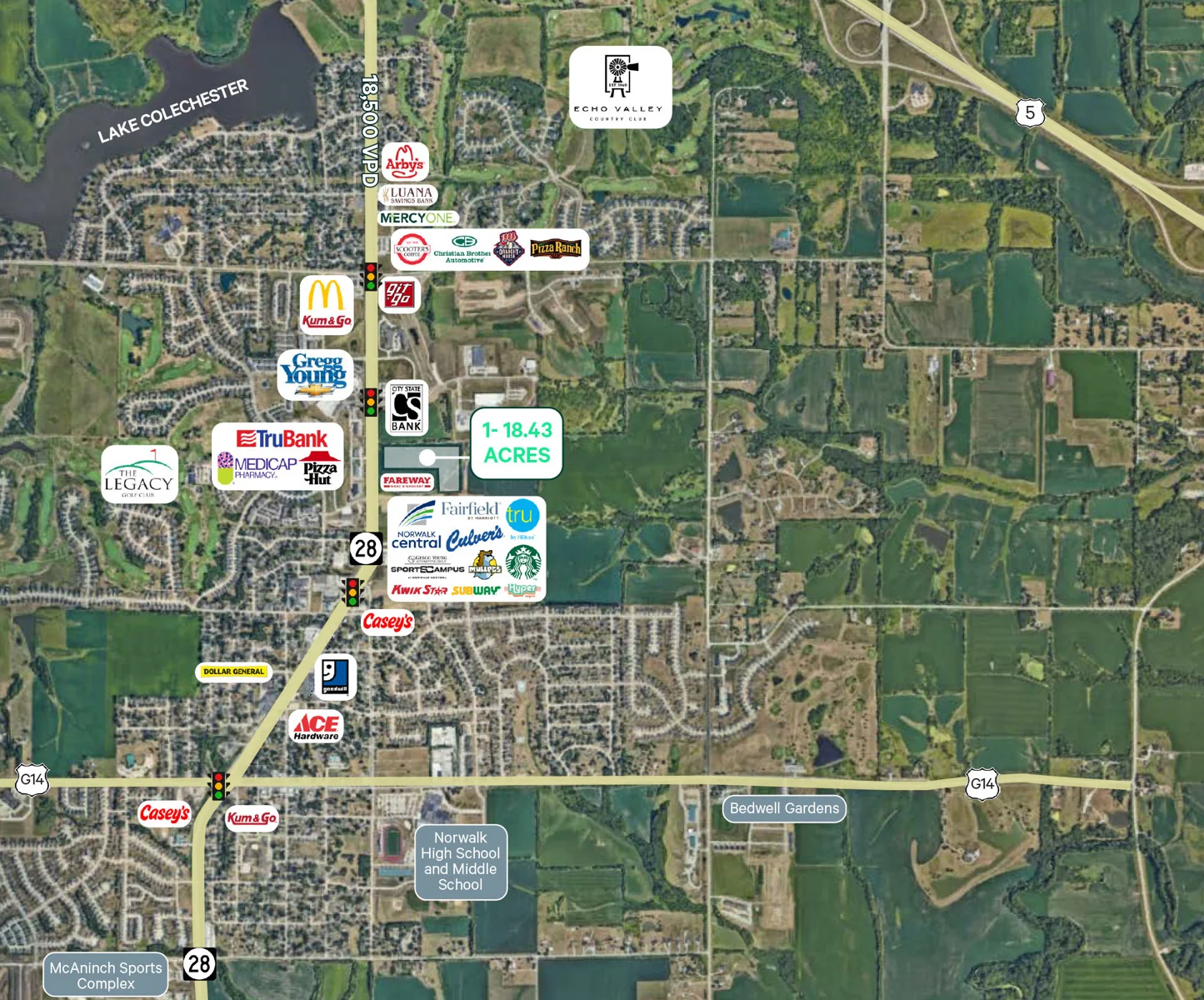 Norwalk Development Land — Sale in Norwalk, IA, photo 1 of 3
