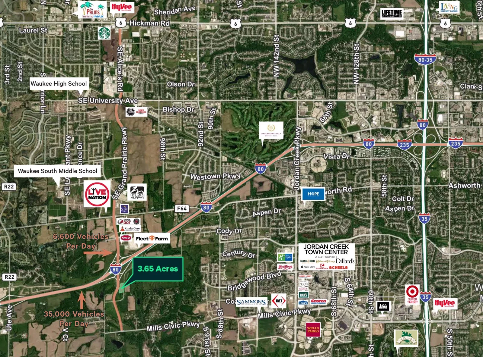 Grand Prairie South Land — Sale in Waukee, IA, photo 2 of 2