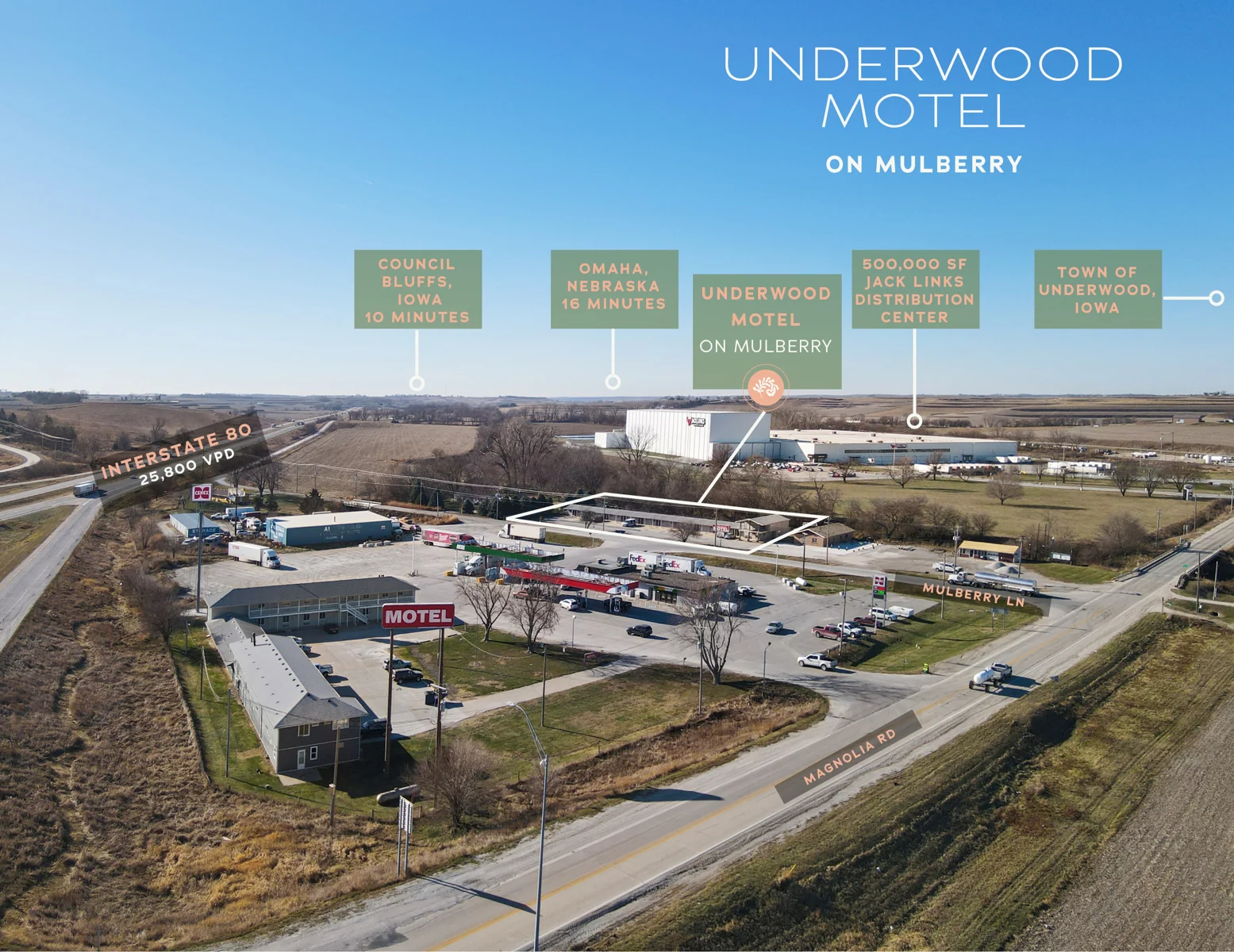 UNDERWOOD MOTEL ON MULBERRY — Sale in Underwood, IA, photo 2 of 8