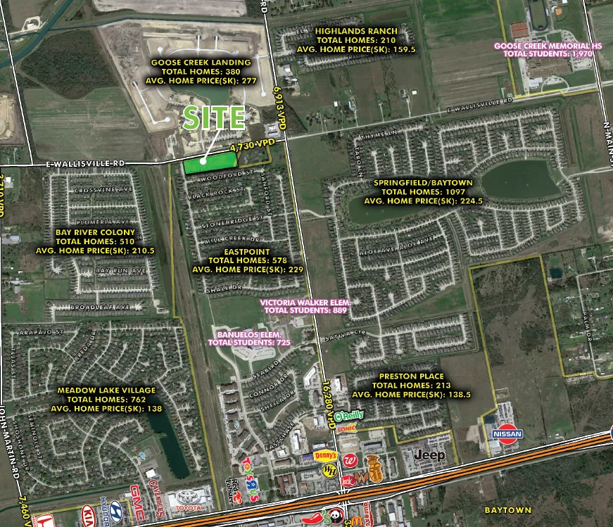 E Wallisville Rd & Eastpoint Blvd — Sale in Baytown, TX, photo 2 of 2