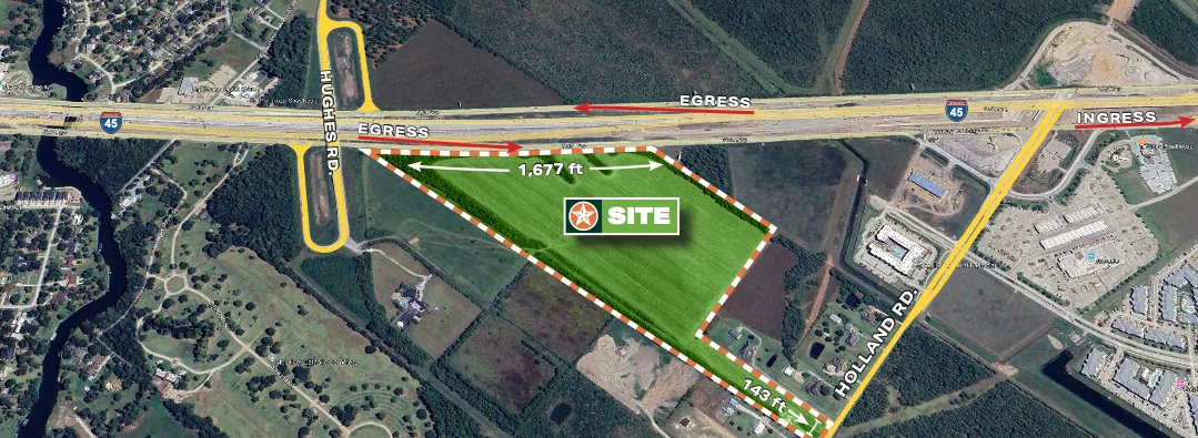I-45S (between Hughes Rd & Holland Rd) — Sale in Dickinson, TX, photo 2 of 2